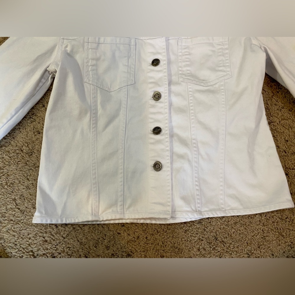 Christopher & Banks Jean Jacket Size Small - Picture 3 of 8